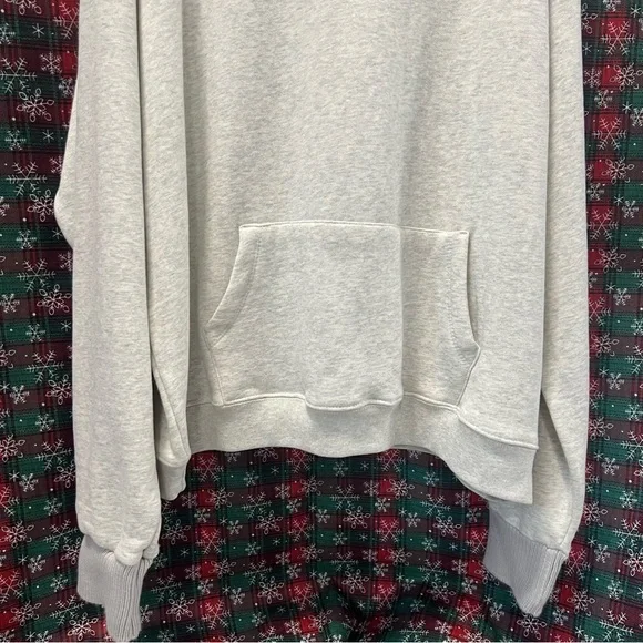 Fear Of God Thick White Hooded Sweatshirt